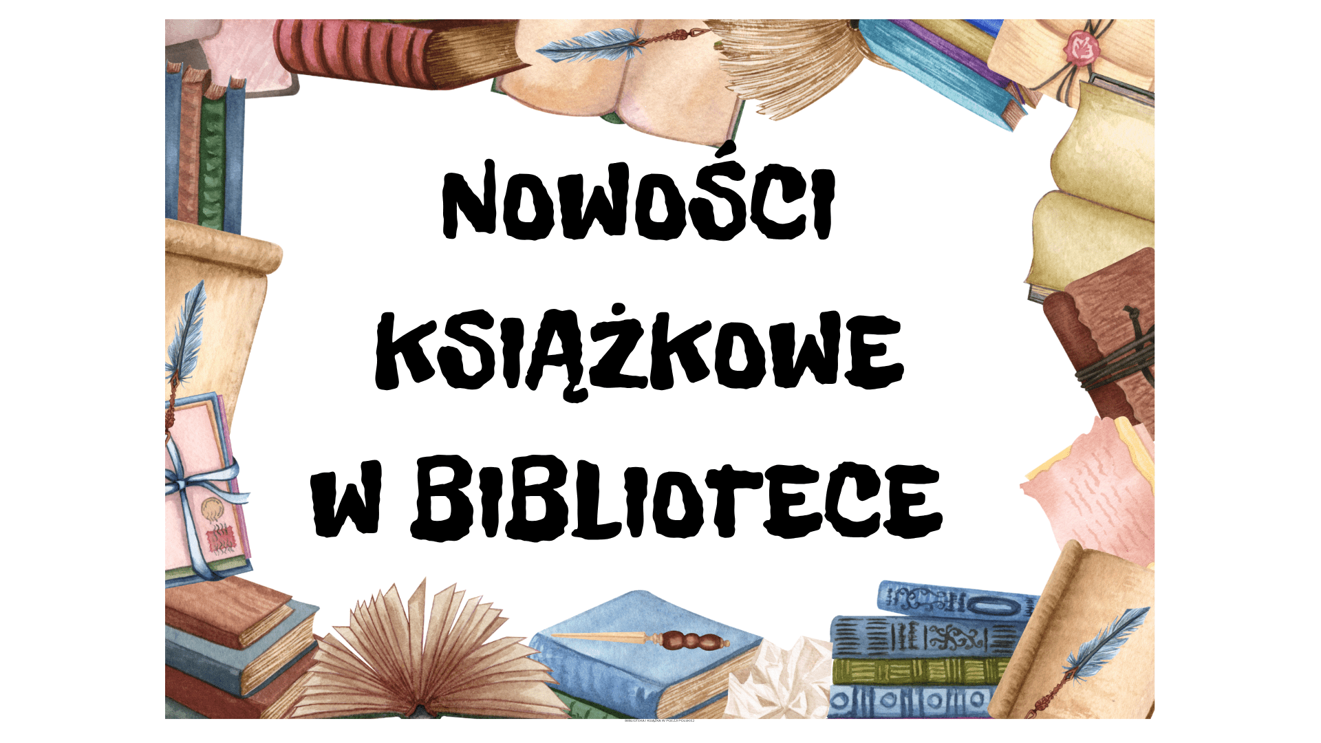Nowości w naszej bibliotece szkolnej!