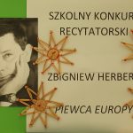 Szkolny Konkurs Recytatorski