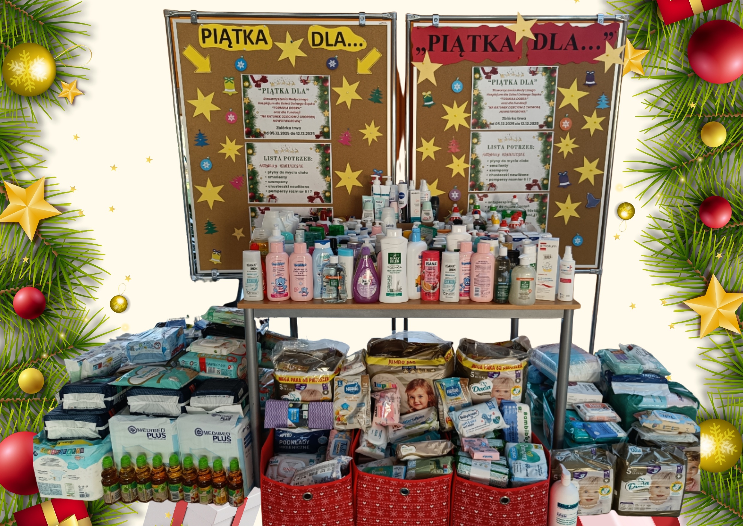 Podsumowanie szkolnej zbiórki charytatywnej „Piątka dla…”