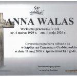 Pożegnanie Pani Anny Walas, wieloletniej pracowniczki LO nr V.